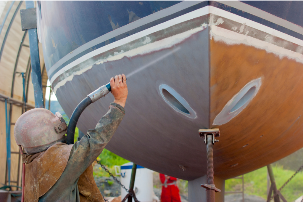 Antifouling aanbrengen